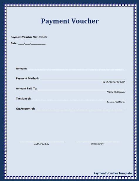 Payment Voucher Template Coupon Template Templates Printable Free