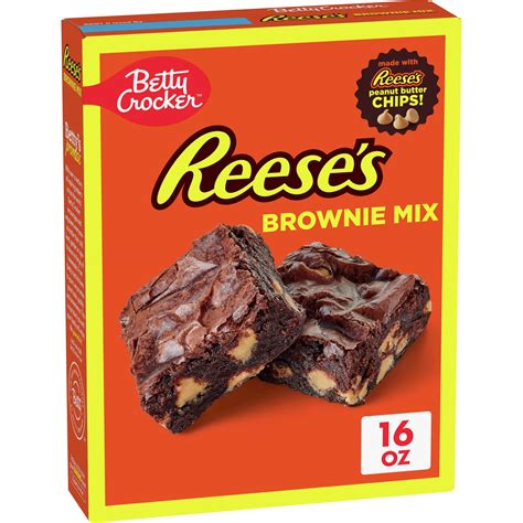 Betty Crocker Reeses Peanut Butter Premium Brownie Mix 16 Oz