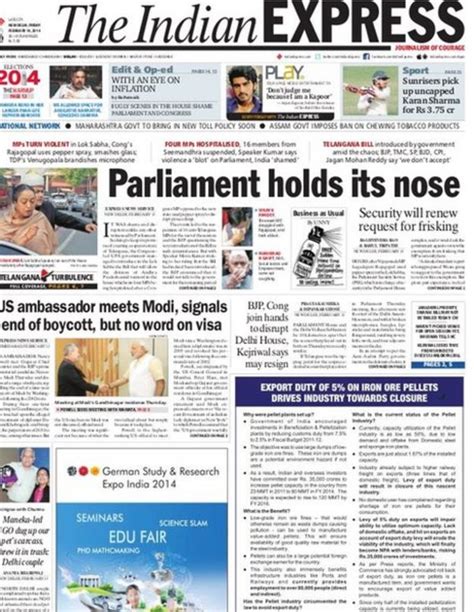 Indian Media Criticise Shameful Parliament Disruption Bbc News