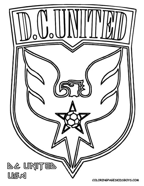 Soccer logos coloring pages download and print for free