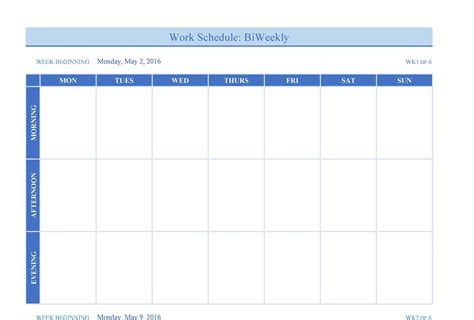 10 Weekly Calendar Templates Free Printable Word And Pdf Formats