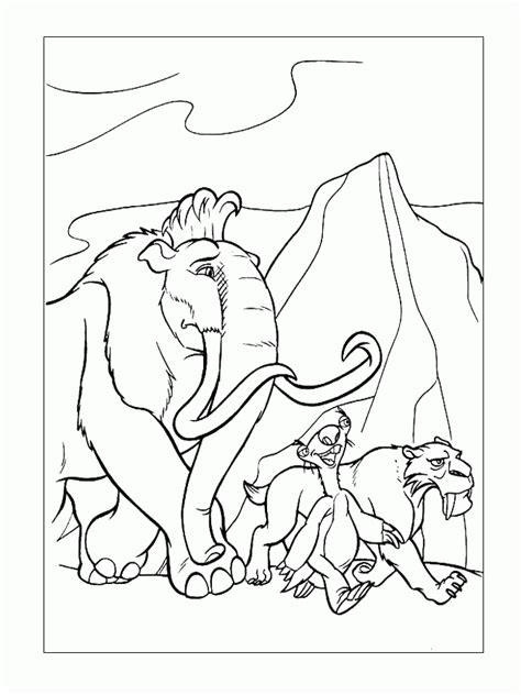 Ice age on twitter keep calm and color on ðÿž¨ print out these. Ice Age 3 Coloring Pages Free - Coloring Home