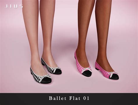 Sims 4 The Bow Collection Part Sims 4 Ballet Flat 01 Micat Game