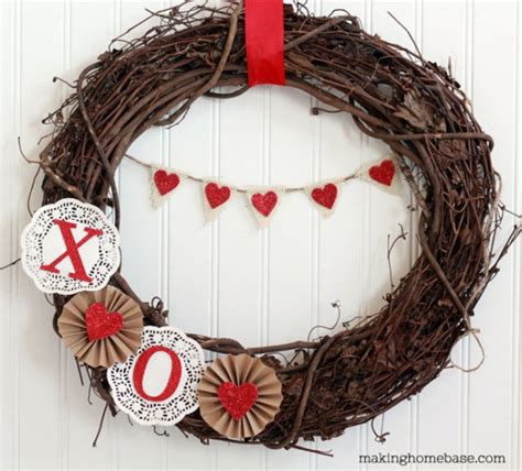 23 Lovely Diy Valentines Day Wreaths
