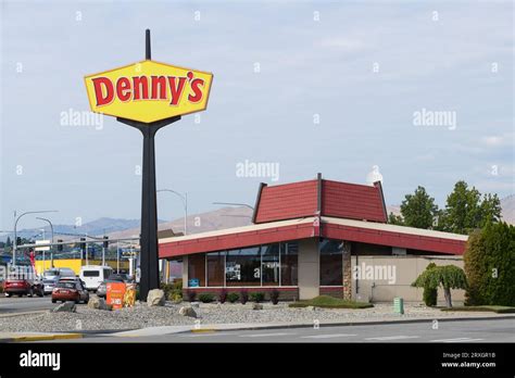 Wenatchee, WA, USA - September 22, 2023; Denny's restaurant building