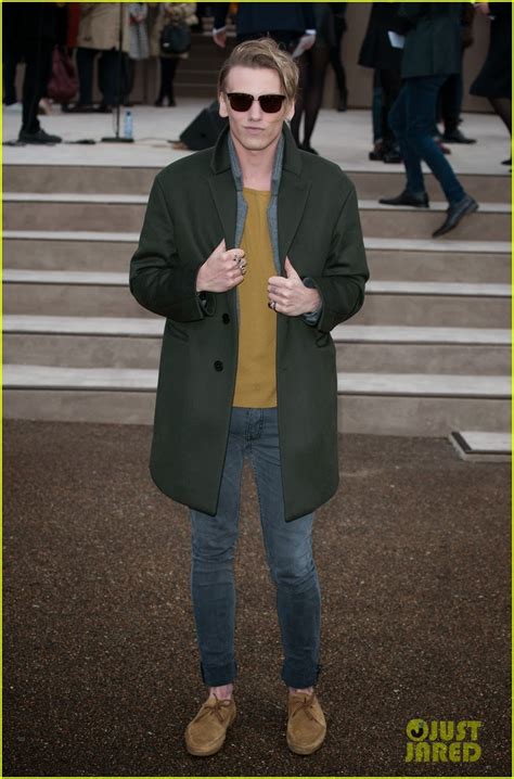 Celeb Diary Jamie Campbell Bower 2014 Burberry Prorsum Show In Londra