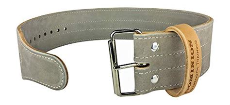 Dominion Strength Training Leather Weightlifting Belt Single Prong For