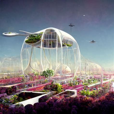 Greenhouse Organic Biophilic Architecture Space Sci Fi Futuristic