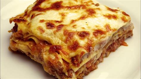 easy lasagna recipe  bechamel sauce youtube