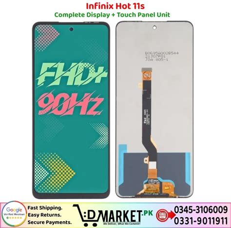 Infinix Hot 11s LCD Panel For Sale Pakistan Top Notch