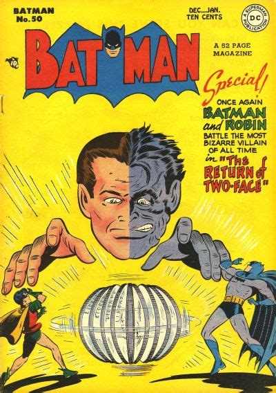 Batman 50 Batman 50 Comic Book Back Issue Published By Dc Co