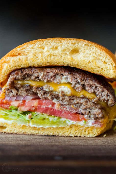 Smash Burger Recipe With Easy Sauce VIDEO NatashasKitchen Com