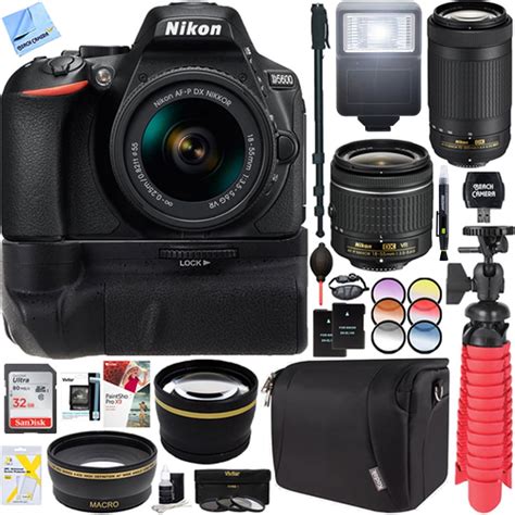 Nikon D5600 242 Mp Dx Format Dslr Camera With Af P 18 55mm Vr And 70