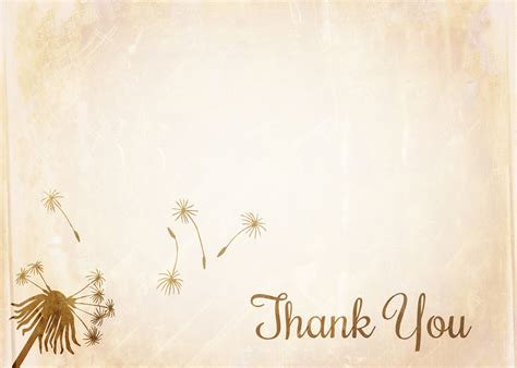 Printable Thank You Paper