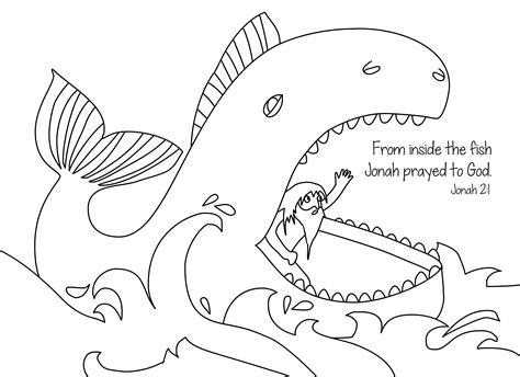 The page shows two directional signs, one pointing towards toward nineveh and the other pointing towards tarshish. Jonah And The Whale Coloring Page at GetDrawings | Free ...