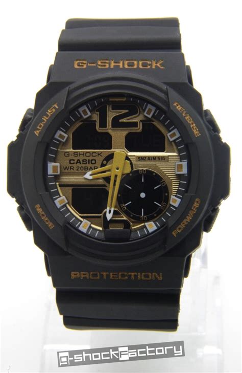 Free worldwide shipping & easy returns. G-Shock GA-310 Matte Black & Gold Watch - by www.g ...
