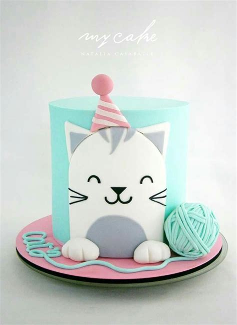 Create birthday personalised birthday cake. Pin on Kitty cat birthday