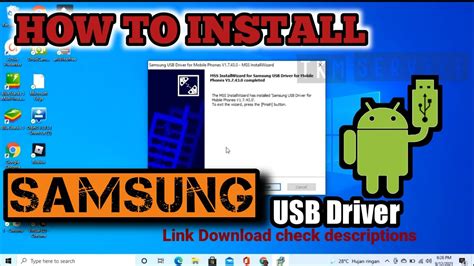 How To Install Samsung USB Driver On Windows For Odin Flash Tool YouTube