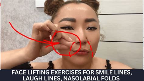 Face Lifting Exercises For Smile Lines Laugh Lines Nasolabial Folds