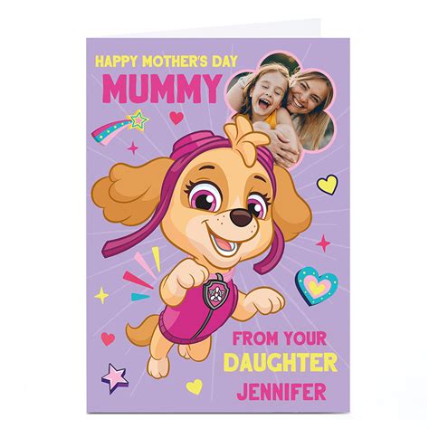 Buy Photo Paw Patrol Mothers Day Card From Your Daughter For Gbp 2