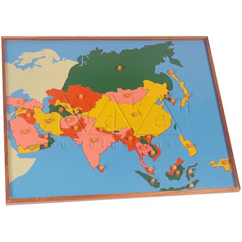 Map Puzzle Asia Kidken Edu Solutions