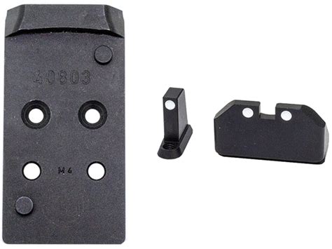 Optic Red Dot Sight Scope Mount Aluminum Plate For Tactical Cz P10 C F