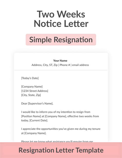 How To Write A Resignation Letter Professional Resignation Letter