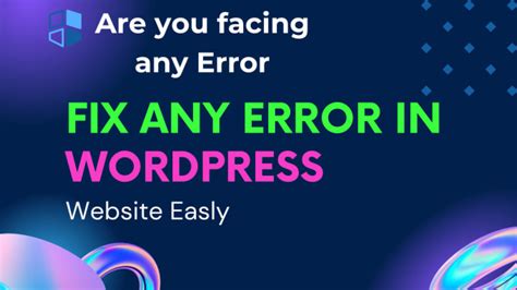 Fix Any Wordpress Issues And Errors By Saikmahmud Fiverr