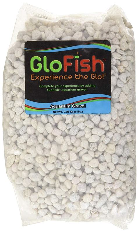 Buy Glofish Aquarium Gravel 5 Pounds White Complements Glofish Tanks