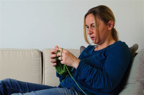 Woman In Knit Stock Photo Download Image Now Adult Adults Only