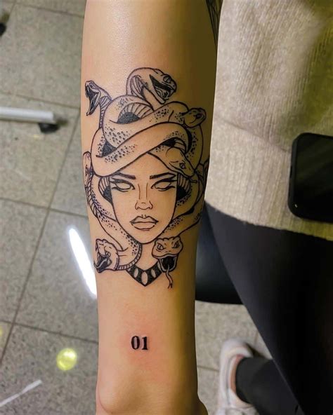 Other Medusa Tattoo Designs Red Ink Tattoos Head Tattoos Dope