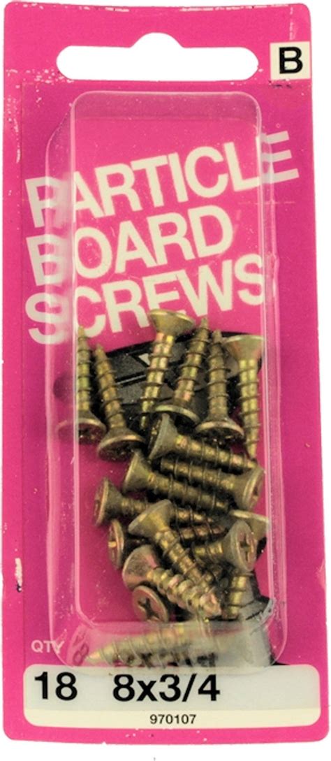 8 X 34 Particle Board Screws 18 Pack D Lawless Hardware