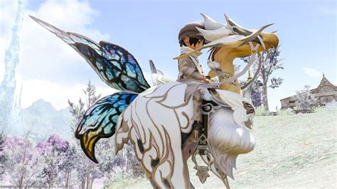 Chocobo Armor Titania Barding With Beautiful And Cute Big Butterfly