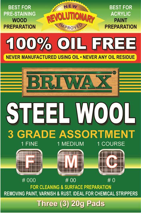 Assorted Steel Wool Briwax International Inc