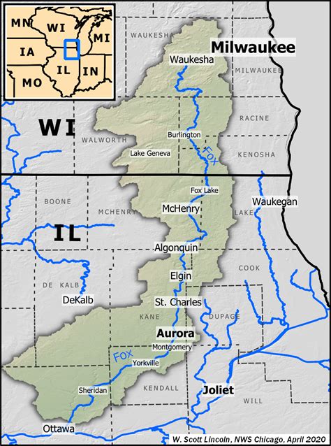 Fox River Wisconsin Map Alvina Margalit