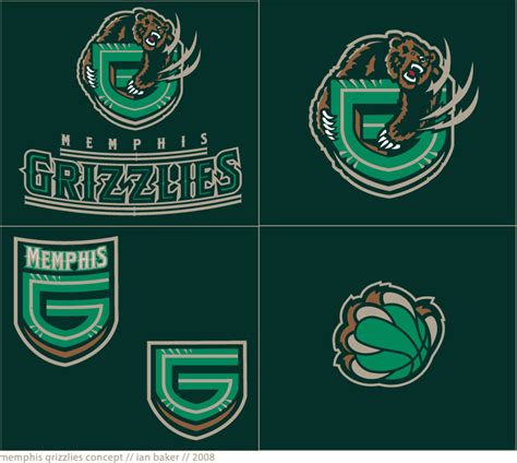 This logo is made in february 19th!! Memphis Grizzlies Logos Gallery1