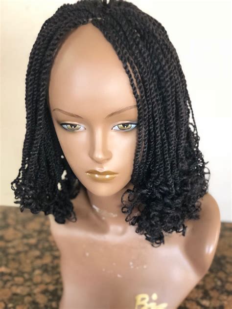 Kinky Braided Wig Neatly And Tightly Done Etsy
