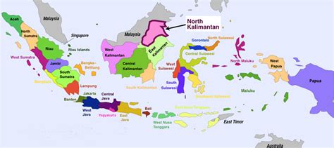 Provinsi Di Indonesia Dan Ibukota Lengkap Dengan Peta Sejarah