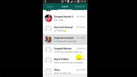 How To Unread Message In Whatsapp Youtube