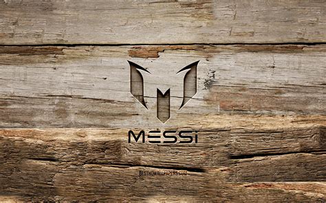 Lionel Messi Logo Wallpaper Art