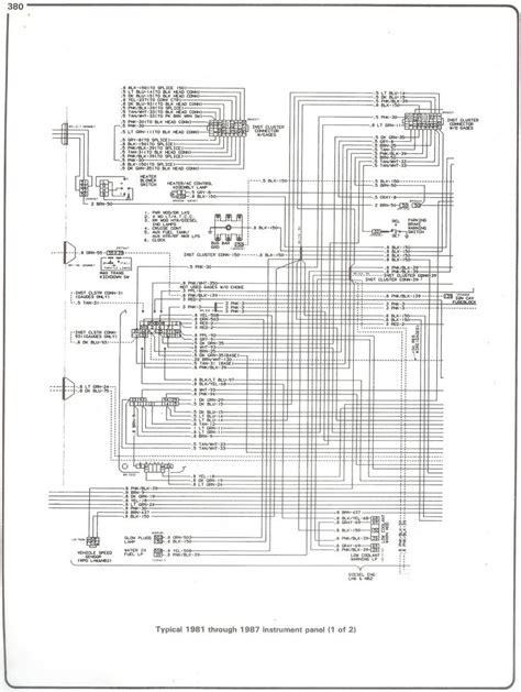 I need diagram for 1981 camaro panel fuse box jan 13,. Complete 73 87 Wiring Diagrams For 1982 Chevy Truck Diagram | Carros