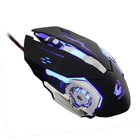 wired gaming mouse v5 silent professional wired mouse for laptop computer mouse gamer mice mause