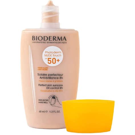 Protetor Solar Facial Bioderma Nude Touch FPS50 Claire 40ml Bemol Farma