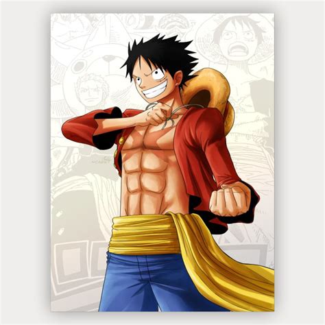 Quadro Anime Luffy One Piece No Elo7 Makepic Quadros Decorativos