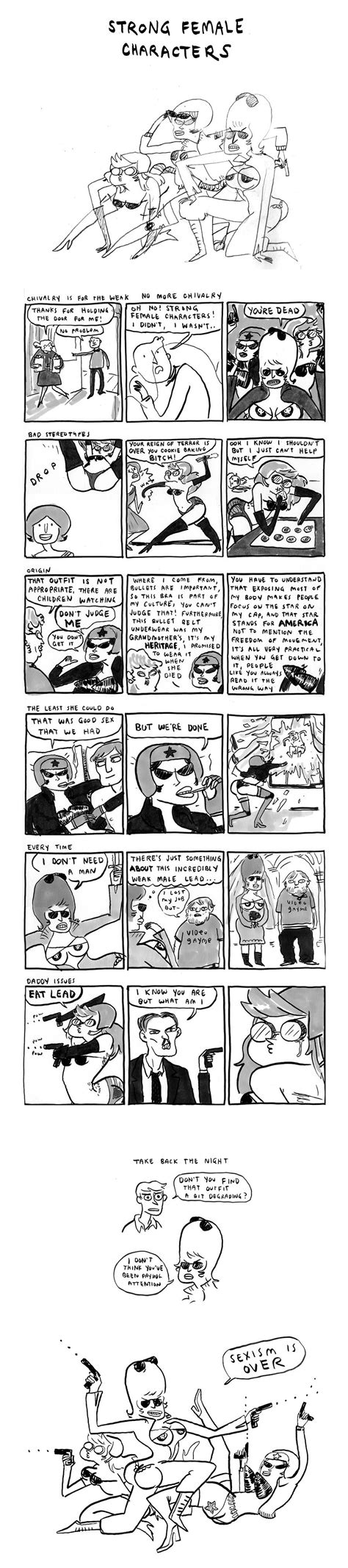 strong female character by kate beaton r menwritingwomen