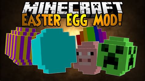Minecraft Mod Showcase Easter Egg Mod Lucky Eggs Youtube