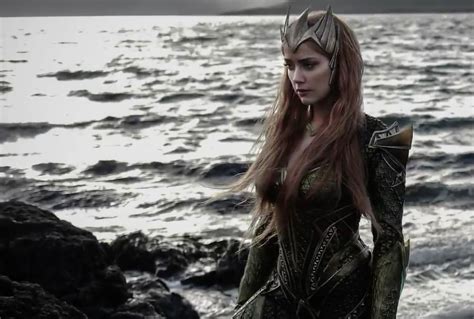 First Look At Amber Heard As Mera In Zack Snyders Justice League Complex