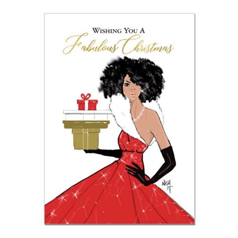 Fabulous Christmas African American Christmas Card Box Set By Nkobi