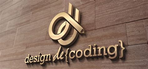 Download 3D Logo Wall Sign Mockup for Download PSD - Design Decoding