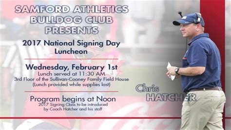 Football National Signing Day Youtube